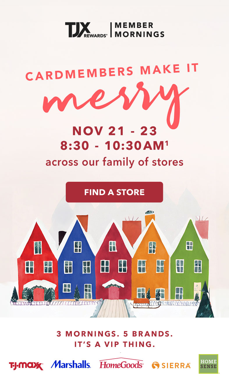 Member event. Nov 21 - 23, 8:30am-10:30am. Find a store.