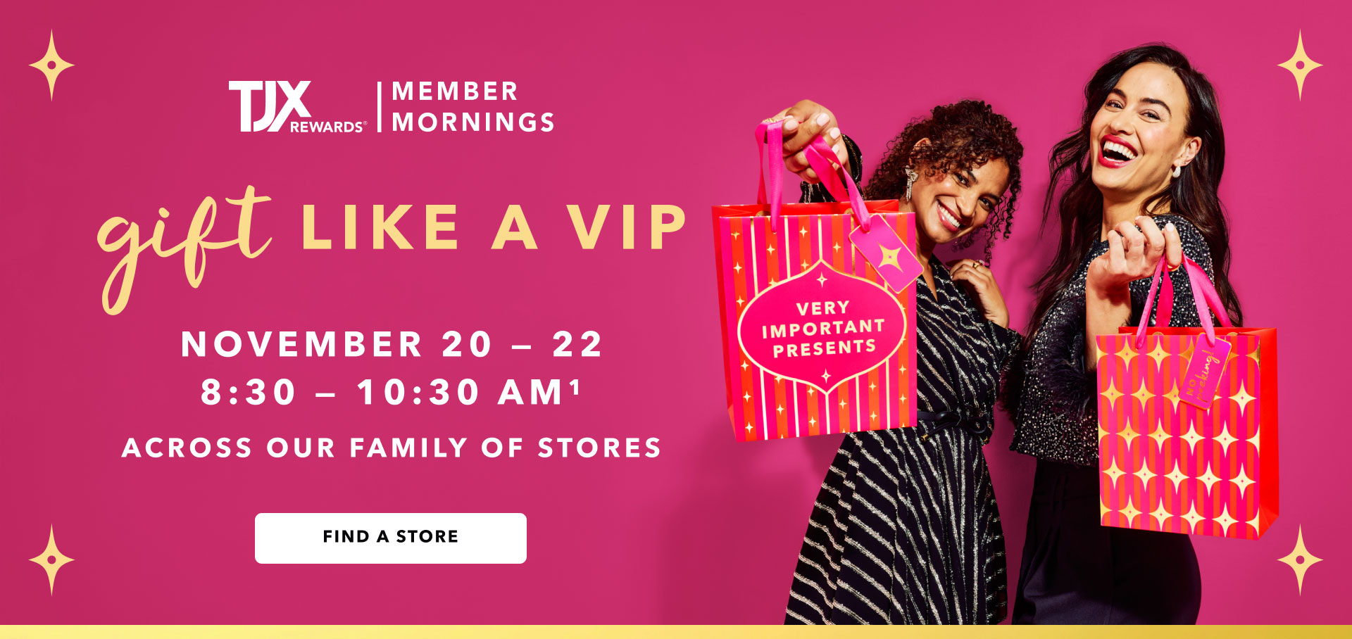 Member event. October 2 - 4, 8:30am-10:30am. Find a store.